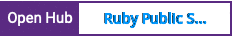 Open Hub project report for Ruby Public Suffix