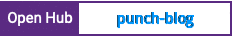 Open Hub project report for punch-blog