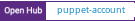 Open Hub project report for puppet-account