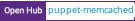 Open Hub project report for puppet-memcached