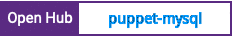 Open Hub project report for puppet-mysql