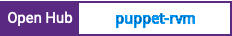 Open Hub project report for puppet-rvm