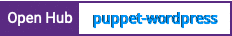 Open Hub project report for puppet-wordpress