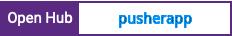 Open Hub project report for pusherapp
