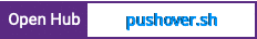 Open Hub project report for pushover.sh