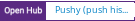 Open Hub project report for Pushy (push history extension)