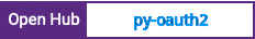 Open Hub project report for py-oauth2