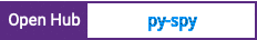 Open Hub project report for py-spy