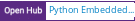 Open Hub project report for Python Embedded Tools