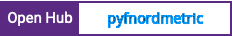 Open Hub project report for pyfnordmetric