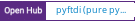 Open Hub project report for pyftdi (pure python)