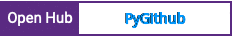 Open Hub project report for PyGithub