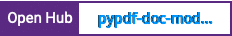Open Hub project report for pypdf-doc-modifier