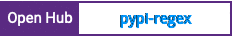 Open Hub project report for pypi-regex