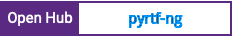 Open Hub project report for pyrtf-ng