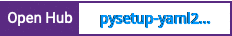Open Hub project report for pysetup-yaml2json