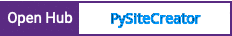 Open Hub project report for PySiteCreator