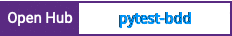 Open Hub project report for pytest-bdd