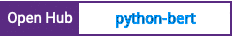 Open Hub project report for python-bert