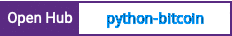 Open Hub project report for python-bitcoin