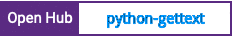 Open Hub project report for python-gettext