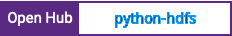 Open Hub project report for python-hdfs