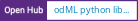 Open Hub project report for odML python libraries and editor