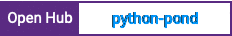 Open Hub project report for python-pond