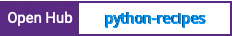Open Hub project report for python-recipes