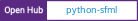 Open Hub project report for python-sfml