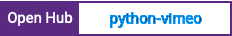 Open Hub project report for python-vimeo