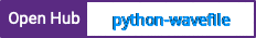Open Hub project report for python-wavefile