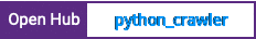 Open Hub project report for python_crawler