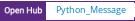 Open Hub project report for Python_Message