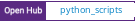 Open Hub project report for python_scripts