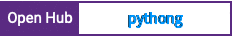 Open Hub project report for pythong