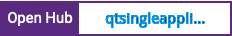 Open Hub project report for qtsingleapplication