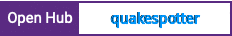 Open Hub project report for quakespotter