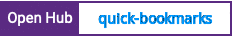 Open Hub project report for quick-bookmarks