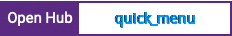 Open Hub project report for quick_menu