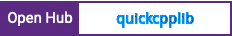 Open Hub project report for quickcpplib