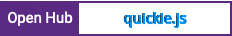 Open Hub project report for quickie.js