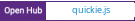 Open Hub project report for quickie.js