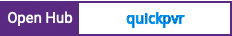 Open Hub project report for quickpvr
