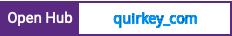 Open Hub project report for quirkey_com