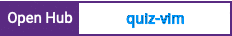 Open Hub project report for quiz-vim