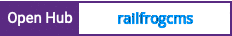 Open Hub project report for railfrogcms
