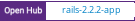 Open Hub project report for rails-2.2.2-app