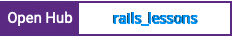 Open Hub project report for rails_lessons