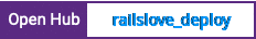 Open Hub project report for railslove_deploy